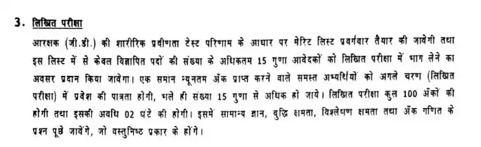 Chhattisgarh Police Constable syllabus in hindi
