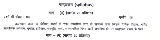RSMSSB Pashu Paricharak Syllabus In Hindi
